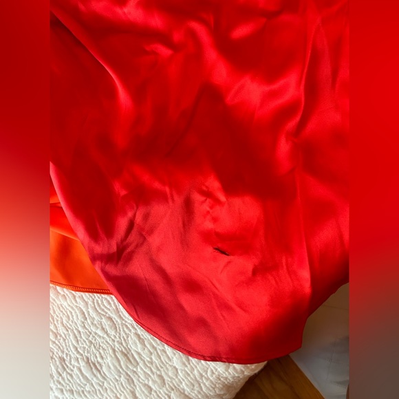 Amanda Uprichard Jasalina Silk dress in “Poppy” Size L - Picture 5 of 5